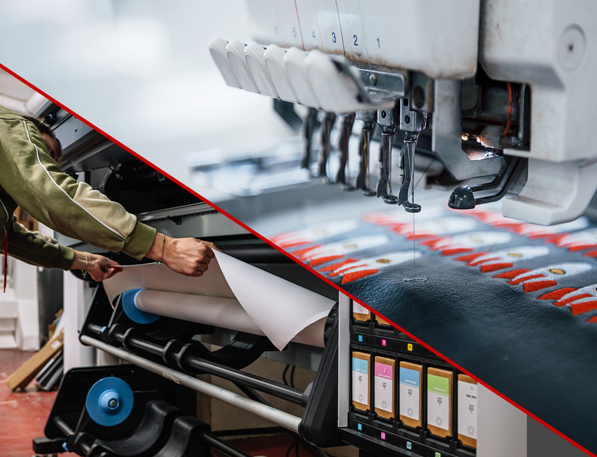 embroidery and printing